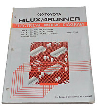 Toyota Hilux 4Runner YN8_ LN8_ RN8_ VZN130 ecc. Schema cablaggio elettrico 1991