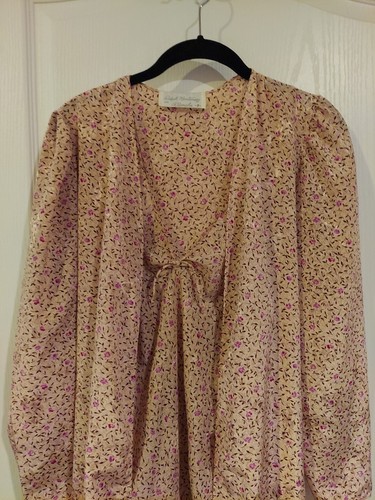 Ralph Montenero Blanche Nachthemd & Morgenmantel Damen Blumen Peignoir Set Petite - Bild 2 von 11