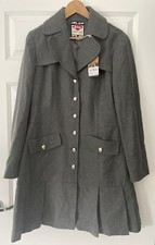 Ladies Grey Lee Cooper Button Up Coat Size 14 Brand New
