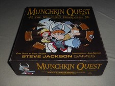 MUNCHKIN QUEST THE MUNCHKIN BOARD GAME STEVE JACKSON GAMES BOARDGAME