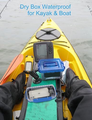 Dry Box Waterproof Box For Kayaking Boat Waterproof Phone Box Small Waterproof Container Watertight Storage Box Diving Dry Case Blue