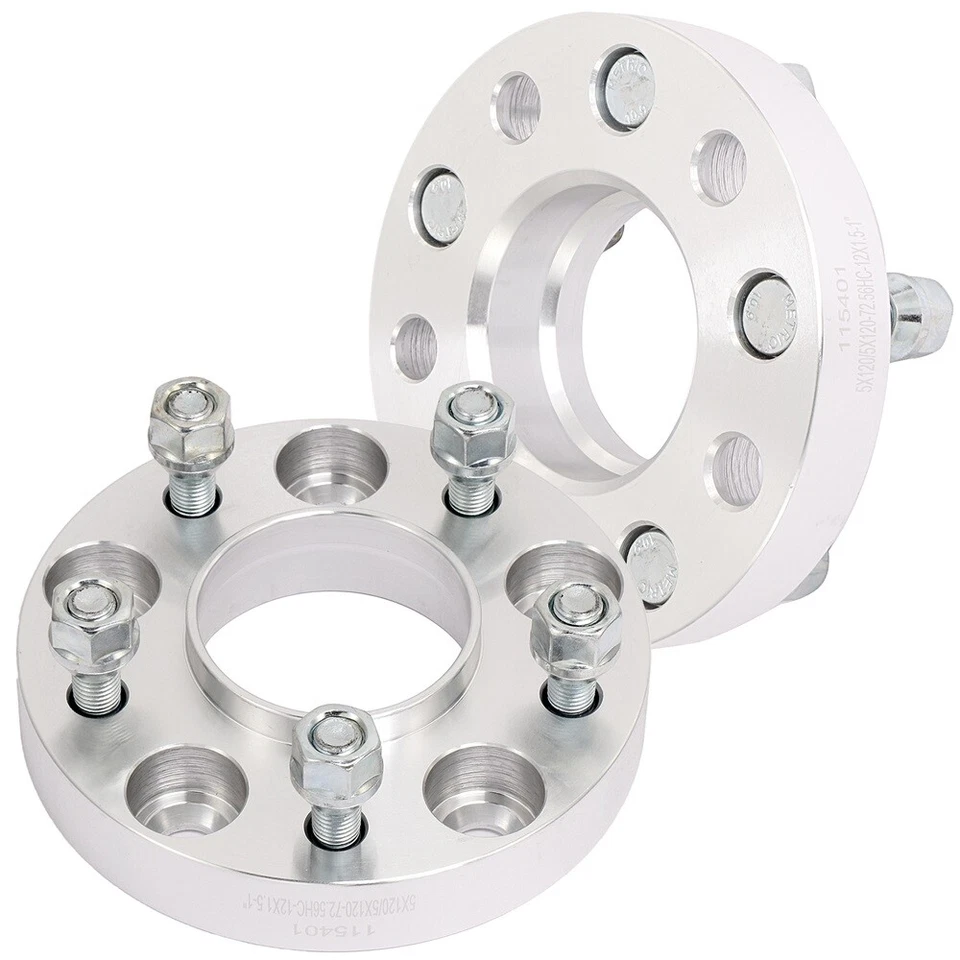 2pcs 25mm 5x120 Hubcentric Wheel Spacers For BMW 328i Base Sedan 4-Door 3.0L Foto 4 de 4