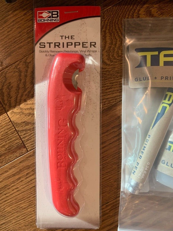 Archery Last Chance Vane Master Pro Fletching Jig & Glue Vanes Stripper