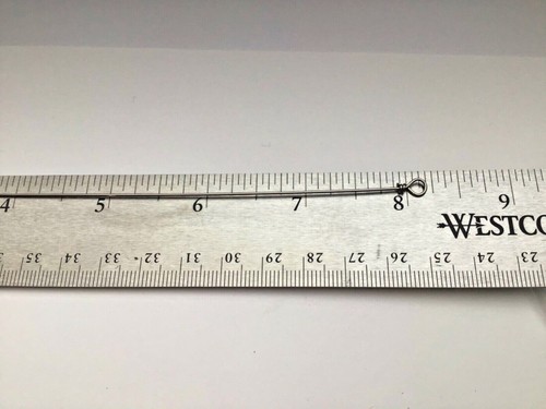100 PZ ESCA IN ACCIAIO INOX .029 x 4" fino a 12" ESCA ALBERO FILO FORMA FILATORI - Foto 6 di 10