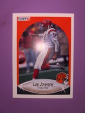 1990 Fleer #217 Bengals Lee Johnson Football Card