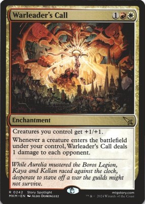MTG Warleader's Call Normal NM Murders at Karlov Manor Magic 242