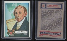 1972 Topps U.S. Presidents James Monroe #5