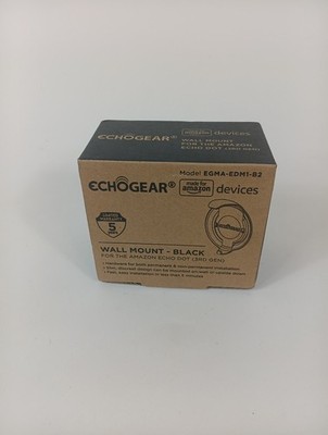 Echogear wall mount egma-edm1-b2 BLACK for amazon echo dot 3rd gen