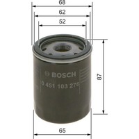 Bosch ÖLfilter FÜR Toyota Corolla Fiat Sedici Subaru Suzuki Swift