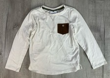 Tommy Bahama Shirt White Long Sleeve Pocket Kids / Boys Size 5T