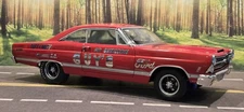 **READ** 1/18 GMP 1967 Ford Fairlane Red Diecast Skelton Tuff E Nuff