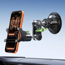 MAGIC JOHN Car Phone Holder, Ultra-Durable Mteal Holders for Your Car,... 