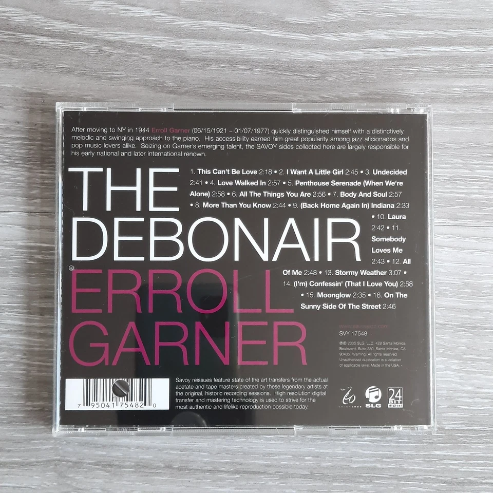 Erroll Garner - Penthouse Serenade CD 2005 Jazz Savoy Jazz - Image 2 of 4