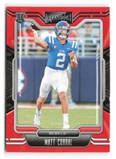 2022 Panini Chronicles Draft Picks Matt Corral Playbook #3 Ole Miss Rebels