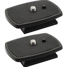 2 Pcs 42mm Tripod Quick Release Plate Camera Mounting Adapter Parts Replaceme...