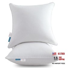 18"x18" Pillow Inserts Set of 2 - Throw Pillow 18x18 Inch Pack of 2 