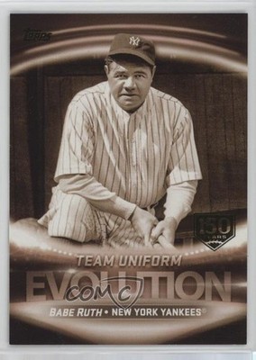 2019 Topps Evolution Of 150th Anniversary 127/150 Aaron Judge Babe Ruth HOF 3m0