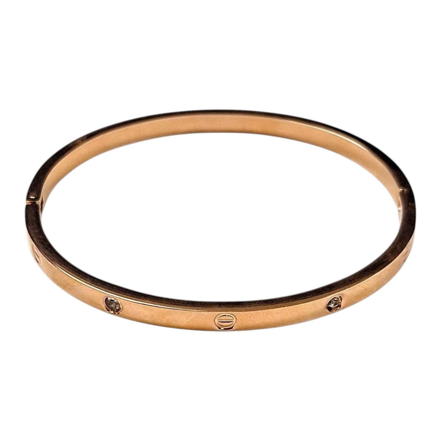 Bangle Bracelet Rosegold Stainless Steel-image