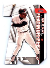 Willie Mays 2021 Topps Platinum Players Die Cut #PDC-13 San Francisco Giants
