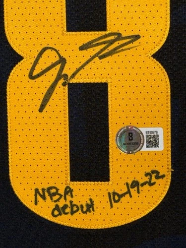 Jalen Williams "NBA Debut 10-19-22" Signed Thunder Nike ADV Authentic Jersey BAS