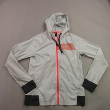Oakley Jacket Womens XS Full Zip Long Sleeve Outdoors Hooded White
