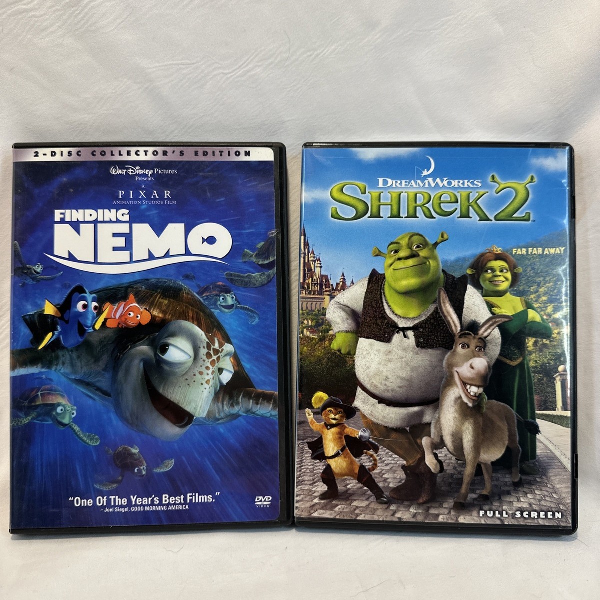 映画ドラえもんDVDとシュレック2.3 Finding Nemo (DVD, 2003, 2-Disc Set) & Shrek 2 Lot Of 2 DVD | eBay