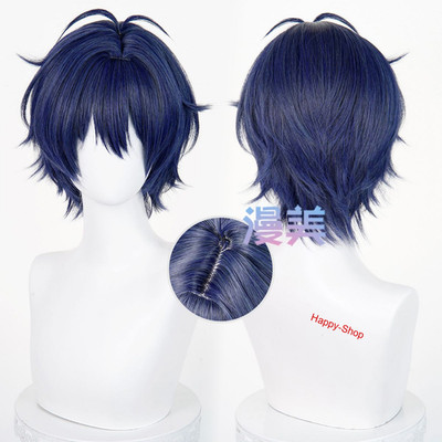 Anime Link Click Liu Xiao Anime Hairpiece Wig Short Hair Periwig Toupee Cosplay