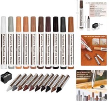 Complete Wood Scratch Repair Set: 21 Markers Wax Sticks - Effortless Touch-Ups