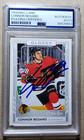 Connor Bedard PSA/DNA Certified Auto 2023-24 Upper Deck OPC Glossy Signed RC