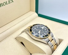 2006 Rolex Submariner Black 16613 40mm 18k Yellow Gold Stainless Steel Box Paper 8