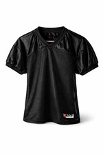 S.A. Gear Men’S Football Practice Jersey Black S/M V-Neck Athletic Fit