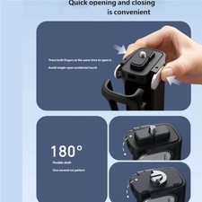 Adjustable Camera Support Handle For Vlog Includes Mini Tripods Base And Port