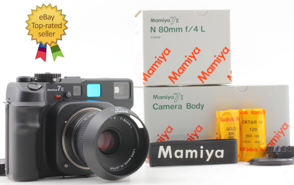 CLA'd in Box [Top Mint] Mamiya II Medium Format Camera N 80mm F/4 L from  JAPAN