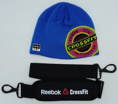 Reebok Crossfit Duffel Bag Strap With Or Without Women's Winter Knit Cap Hat NEW