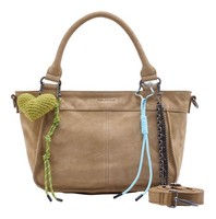 Fredsbruder Beautiful Mess Handbag Handtasche Tasche Dark Sand Hellbraun Neu
