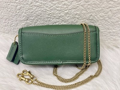 Coach Glovetanned Leather Dinky Bag 14 Chain Crossbody NWT CZ108