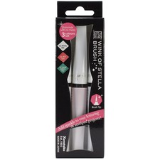 Zig Memory System Wink Of Stella Brush Glitter Markers 3/Pkg White Christmas - W
