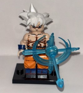 Figurine Dragon Ball Z Goku Style Lego U100 - JLB Heroblocks - Occasion Rare