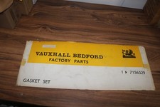 Nos Opel Bedford Vauxhall Gasket Set Pn 7156329