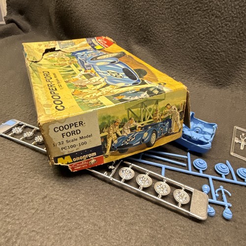 Monogram Cooper-Ford Model 1/32 Scale PC100 Original 1964 Unpainted - Picture 17 of 17