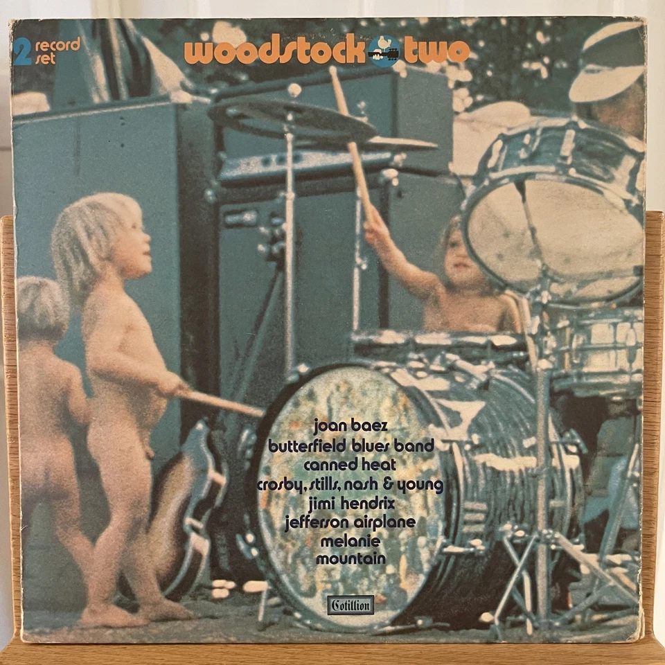 Woodstock Two Vinyl 2 LP Cotillion SD 2-400 Jimi Hendrix CSNY Canned Heat 1971 Foto 2 de 4