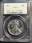 1941 Walking Liberty Half Dollar PCGS PR-64 OGH
