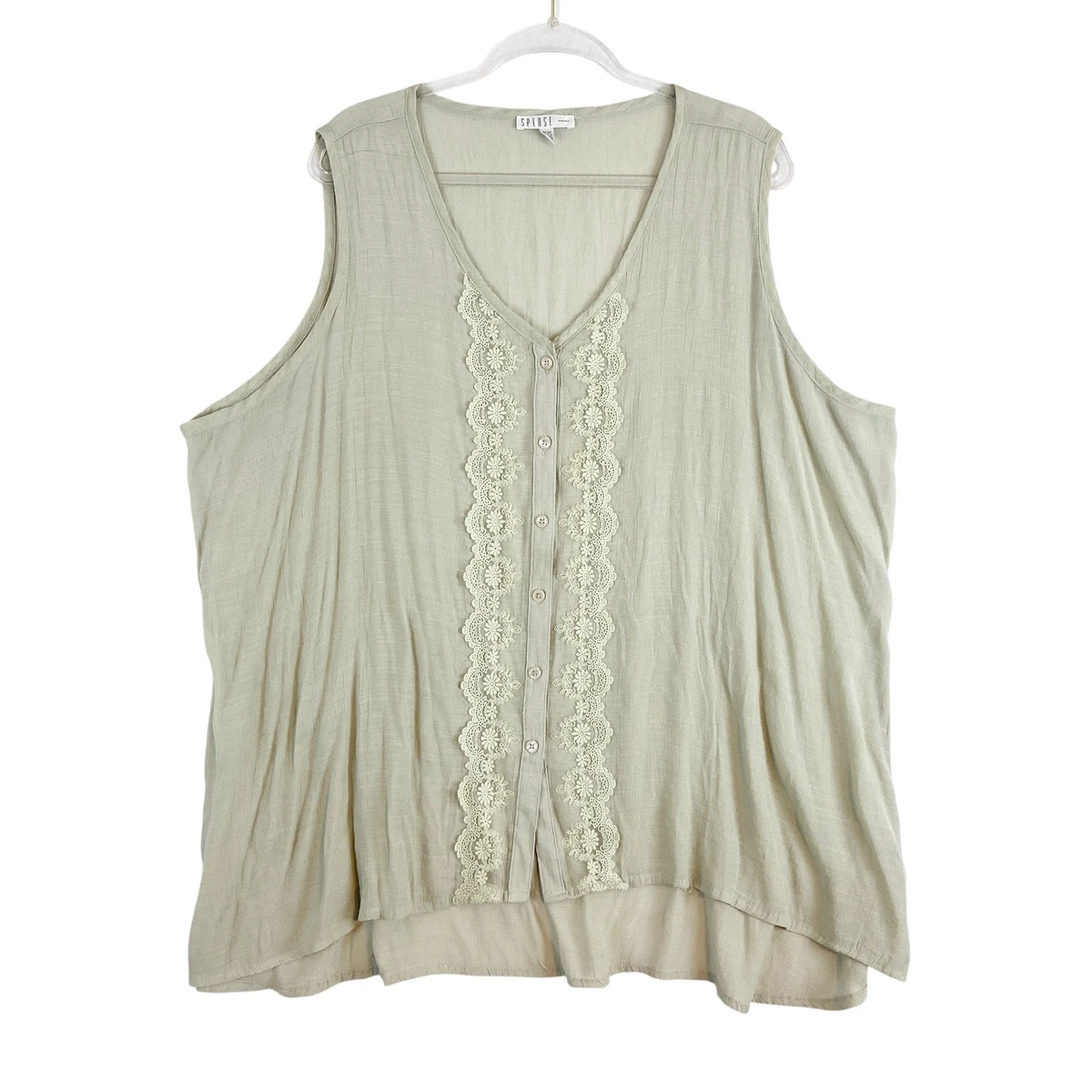 Plus Ditsy Floral Wrap Smock Blouse SHEIN