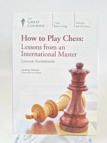 Great Courses How to Play Chess 4 DVD Set Lessons Guide Book Jeremy Silman