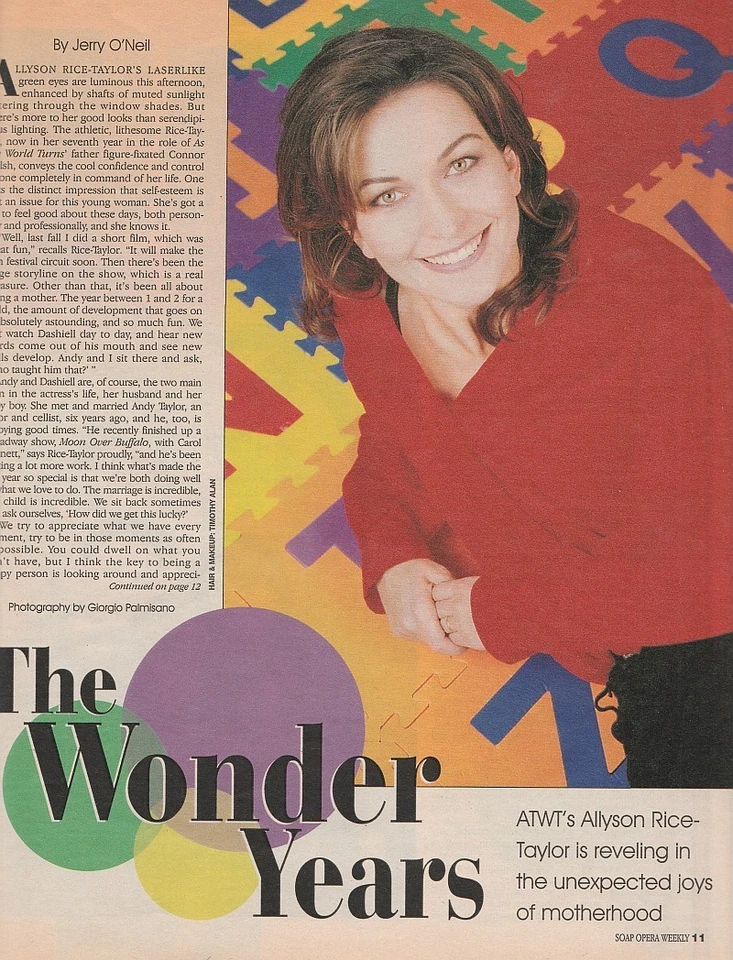 Soap Opera Weekly Dec 3, 1996 JOSEPH MASCOLO-JASON BROOKS-INGO RADEMACHER-BASSEY - Image 2 of 4