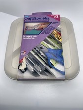 Eagle Craftstor Craftstorables Square Tray Diagonally Divided Organizer Module 3