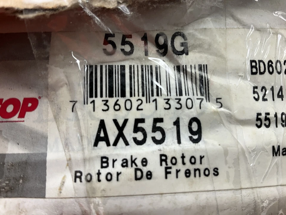 Conjunto de rotor y buje de freno de disco Auto Extra AX5519, delantero Foto 4 de 4