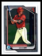 🔥 KEVIN SIM 2024 BOWMAN CHROME PROSPECTS RC # 34