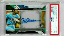 2016 Topps Strata Rod Carew Auto - Green PSA 7