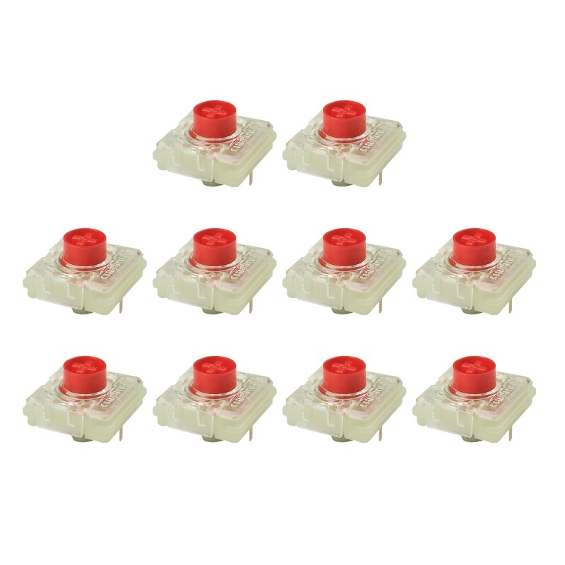 10PCS Cherry MX Red Low Profile Mechanical Keyboard Switches